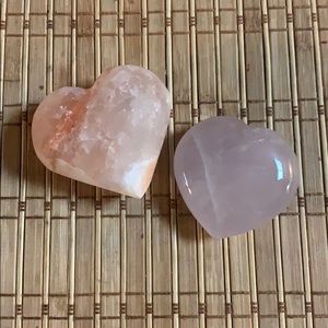 Heart shaped crystals